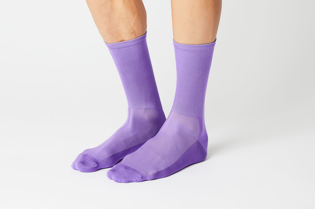 Fingercrossed Classics Socks Chaussettes de cyclisme lilas