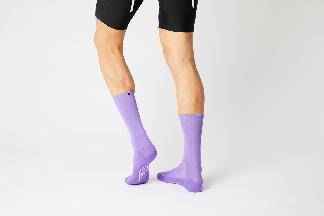 Fingercrossed Classics Socks Chaussettes de cyclisme lilas