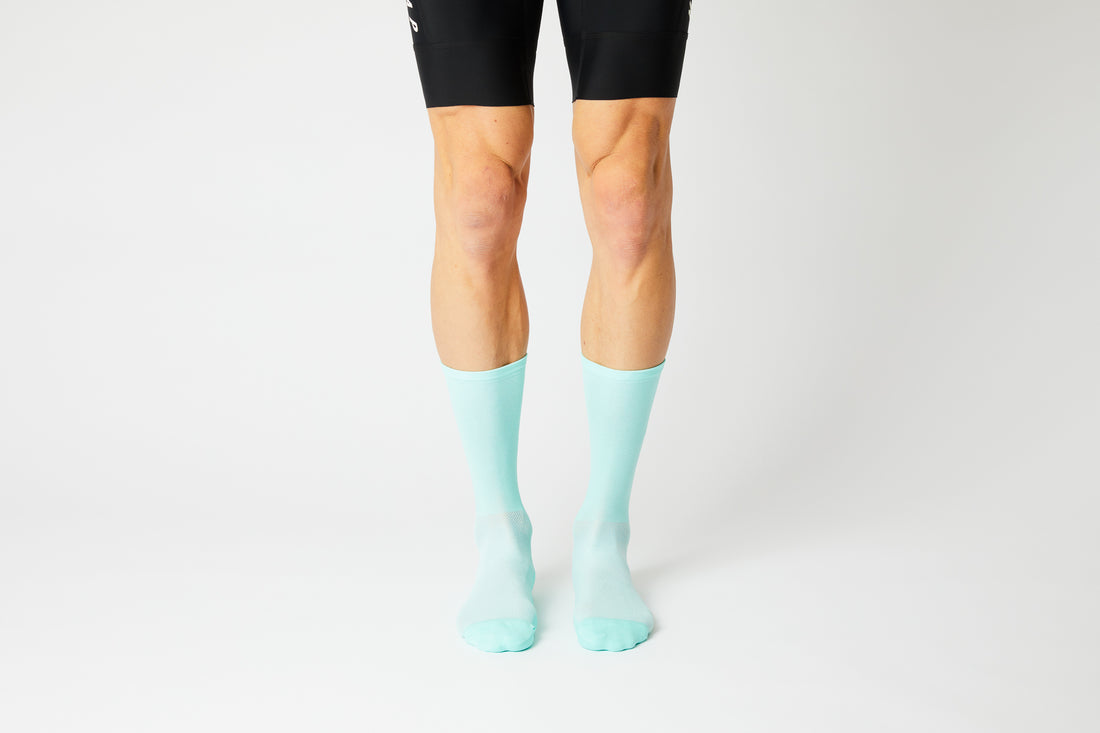 Fingercrossed Classics Socks Chaussettes de vélo Celeste