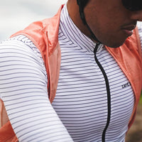 Café du Cycliste Francine Men's Midweight Jersey Radtrikot White