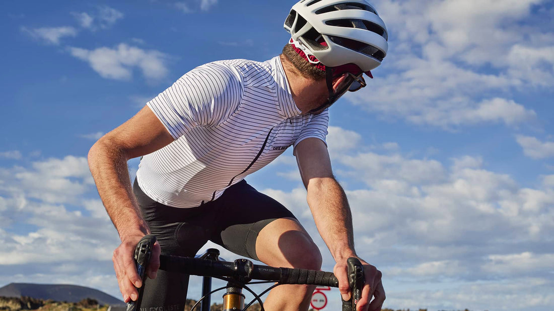 Café du Cycliste Francine Men's Midweight Jersey Radtrikot White