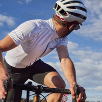 Café du Cycliste Francine Men's Midweight Jersey Radtrikot White