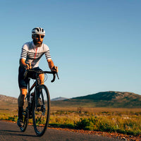 Café du Cycliste Mona Men's Superlight Audax Cycling Jersey Radtrikot White