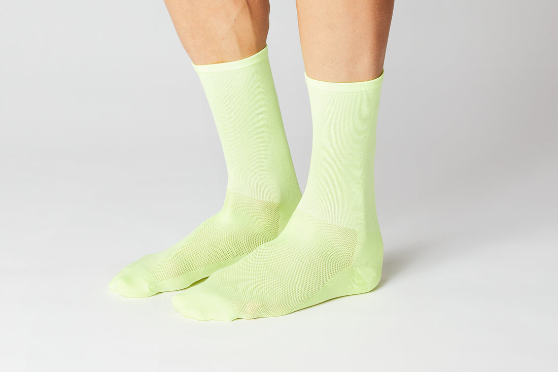 Fingercrossed Classics Socks chaussettes de cyclisme fluo