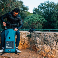 Café du Cycliste Backpack Waterproof Rucksack Bleu Clair