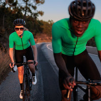 Café du Cycliste Christine Women's Race Cycling Jersey Radtrikot Eden Green