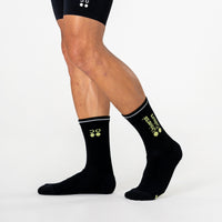 Universal Colours Mono Merino Socks Radsocken Black