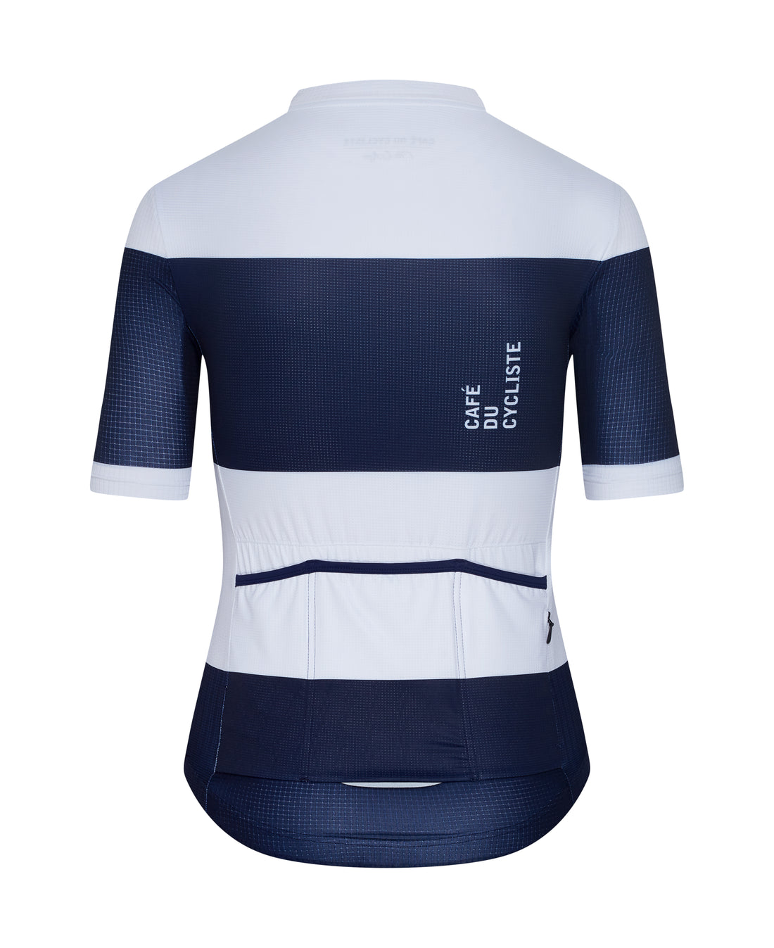 Café du Cycliste Angeline Womens's Ultralight Cycling Jersey Radtrikot Navy White