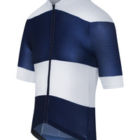 Café du Cycliste Angeline Men's Ultralight Cycling Jersey Radtrikot Navy White