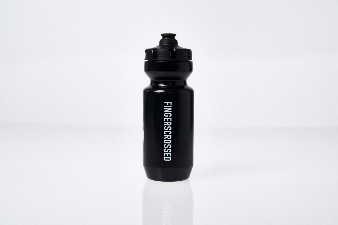 Gourde 650ml Bidon Croisé Doigts Noir