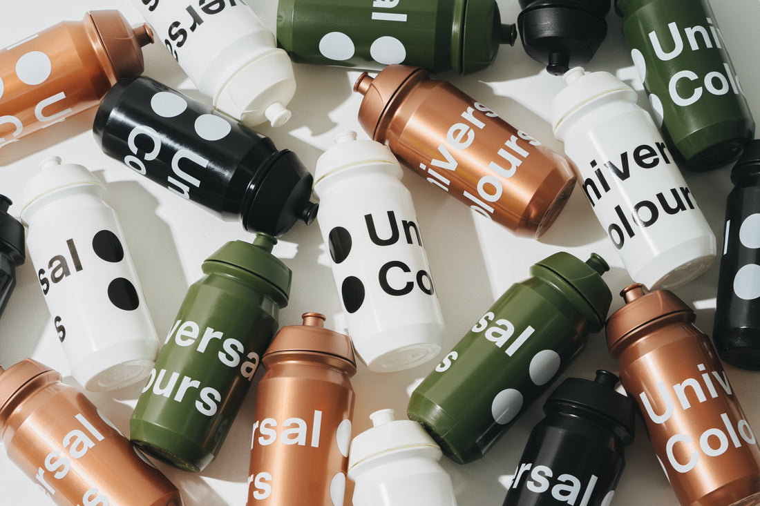 Universal Colours Biodegradable Bottle 500ml Trinkflasche White