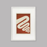 Handmade Cyclist King of the Mountains Cycling Art Print