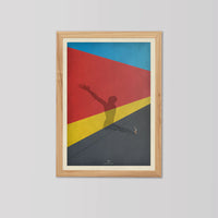 Ciclista fatto a mano Merckx Cycling Art Print