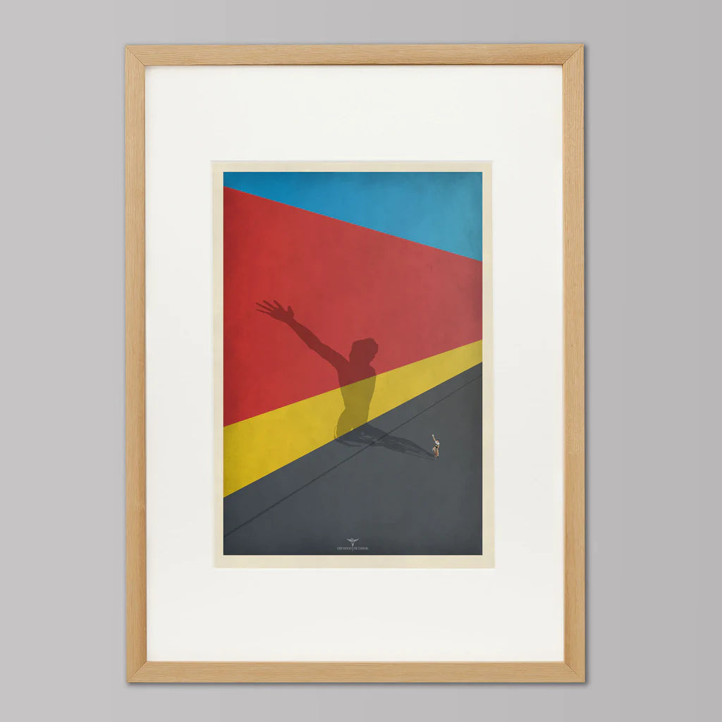 Cycliste fait à la main Merckx Cycling Impression artistique