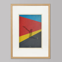 Ciclista fatto a mano Merckx Cycling Art Print