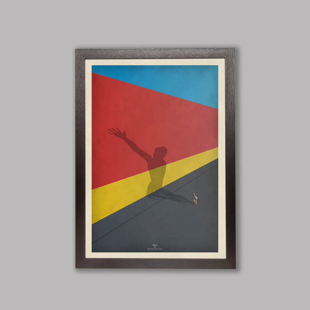Cycliste fait à la main Merckx Cycling Impression artistique