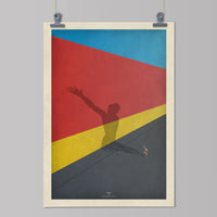Ciclista fatto a mano Merckx Cycling Art Print