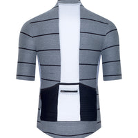 Café du Cycliste Francine Men's Midweight Jersey Radtrikot Heather Grey
