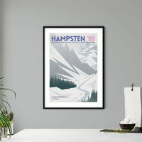 Cycliste fait à la main Hampsten 88 Cyclisme Impression artistique