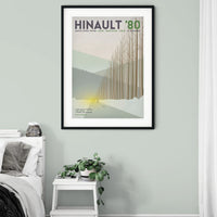 Handmade Cyclist Hinault Cycling Art Print