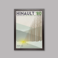 Handmade Cyclist Hinault Cycling Art Print