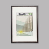 Handmade Cyclist Hinault Cycling Art Print
