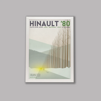 Handmade Cyclist Hinault Cycling Art Print