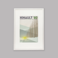 Handmade Cyclist Hinault Cycling Art Print