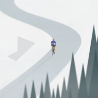 Cycliste fait à la main Hampsten 88 Cyclisme Impression artistique