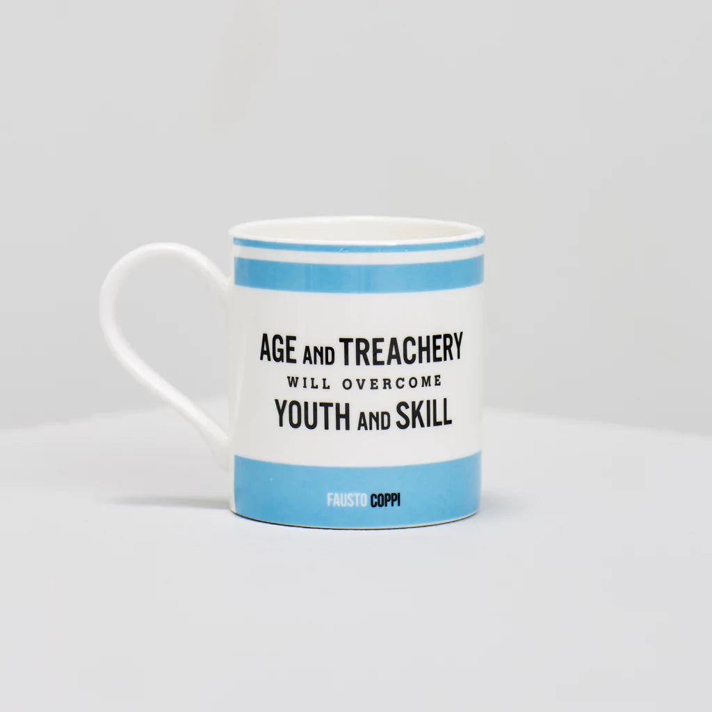 Handmade Cyclist Fausto Coppi Mug