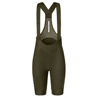 Maap Team Bib Evo - Salopette corta da donna verde oliva