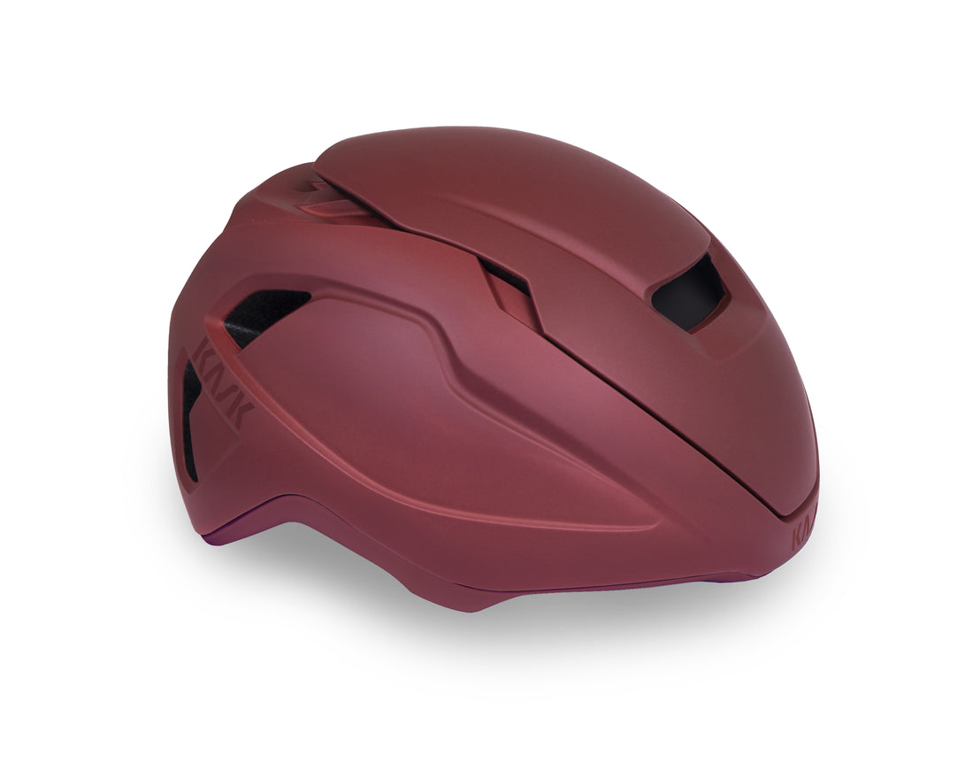 Kask Wasabi Helmet Rennradhelm Burgundy Matt