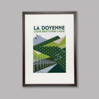 Cycliste fait main La Doyenne: Cyclisme Liège-Bastogne-Liège Impression artistique