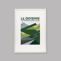 Cycliste fait main La Doyenne: Cyclisme Liège-Bastogne-Liège Impression artistique