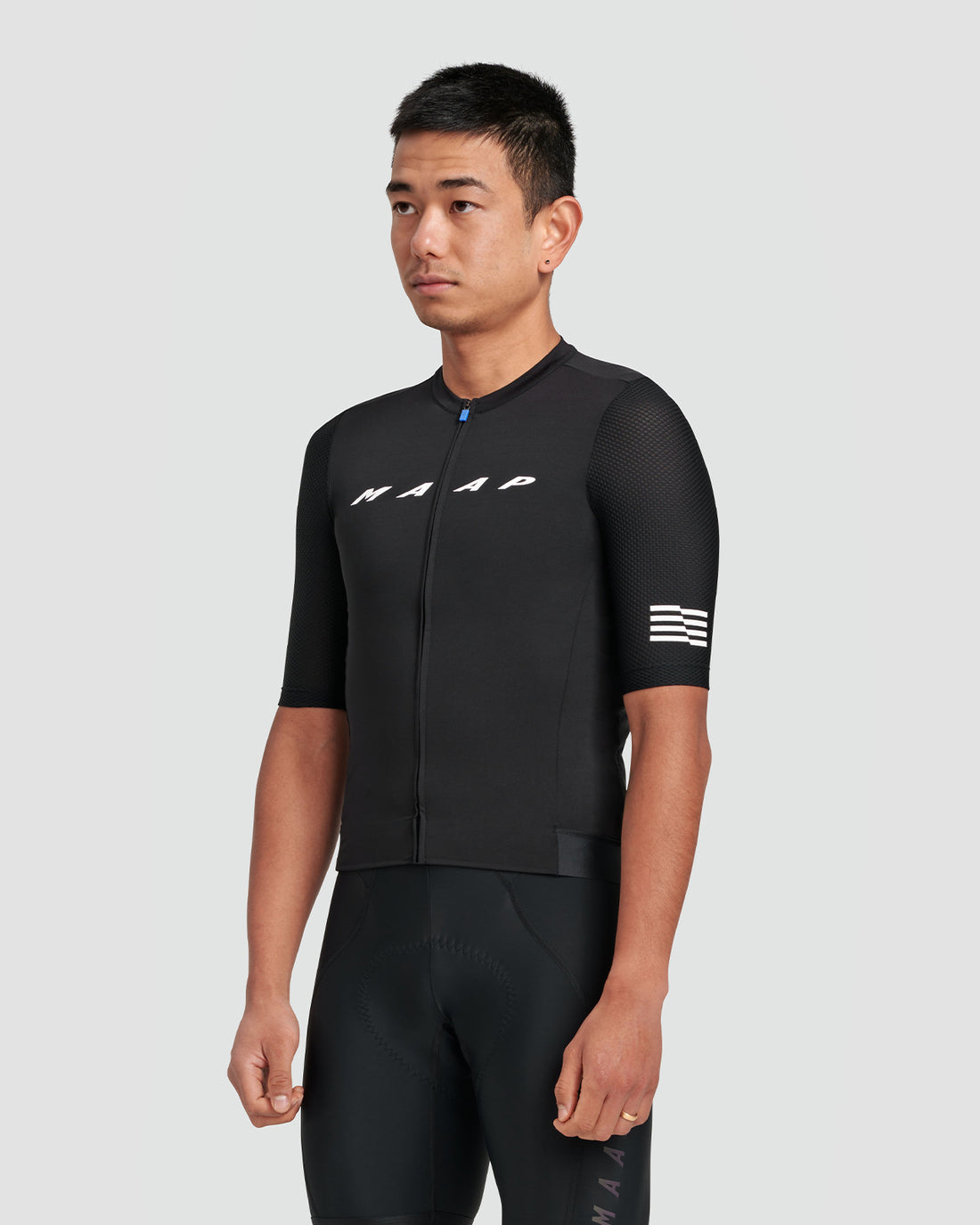 Maglia da ciclismo Maap Evade Pro Base da uomo nera