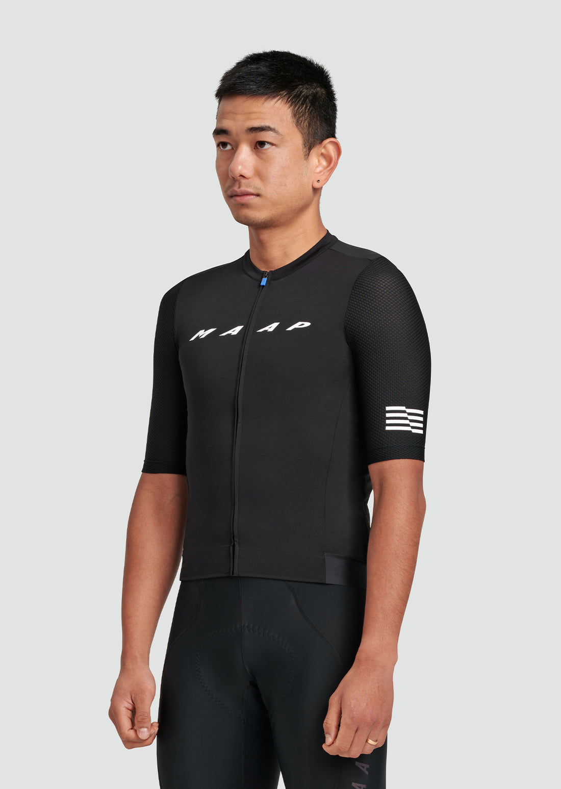 Maglia da ciclismo Maap Evade Pro Base da uomo nera