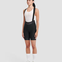 Salopette corta da donna Maap Team Bib Evo nera/nera