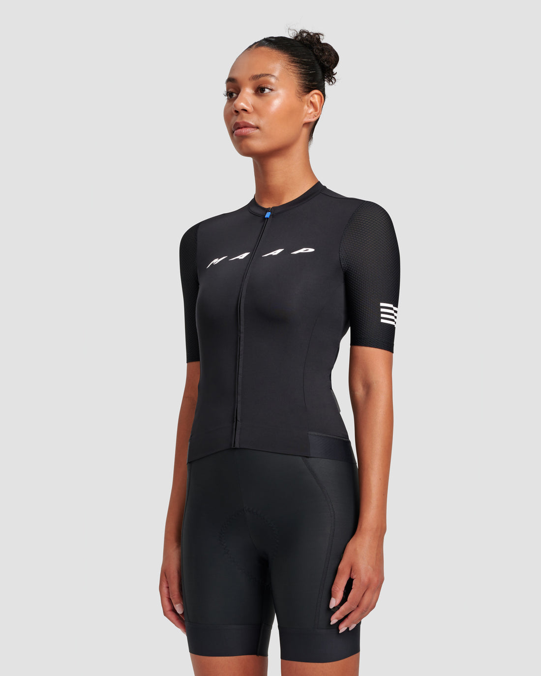 Maap Evade Pro Base Maillot Cyclisme Femme Noir