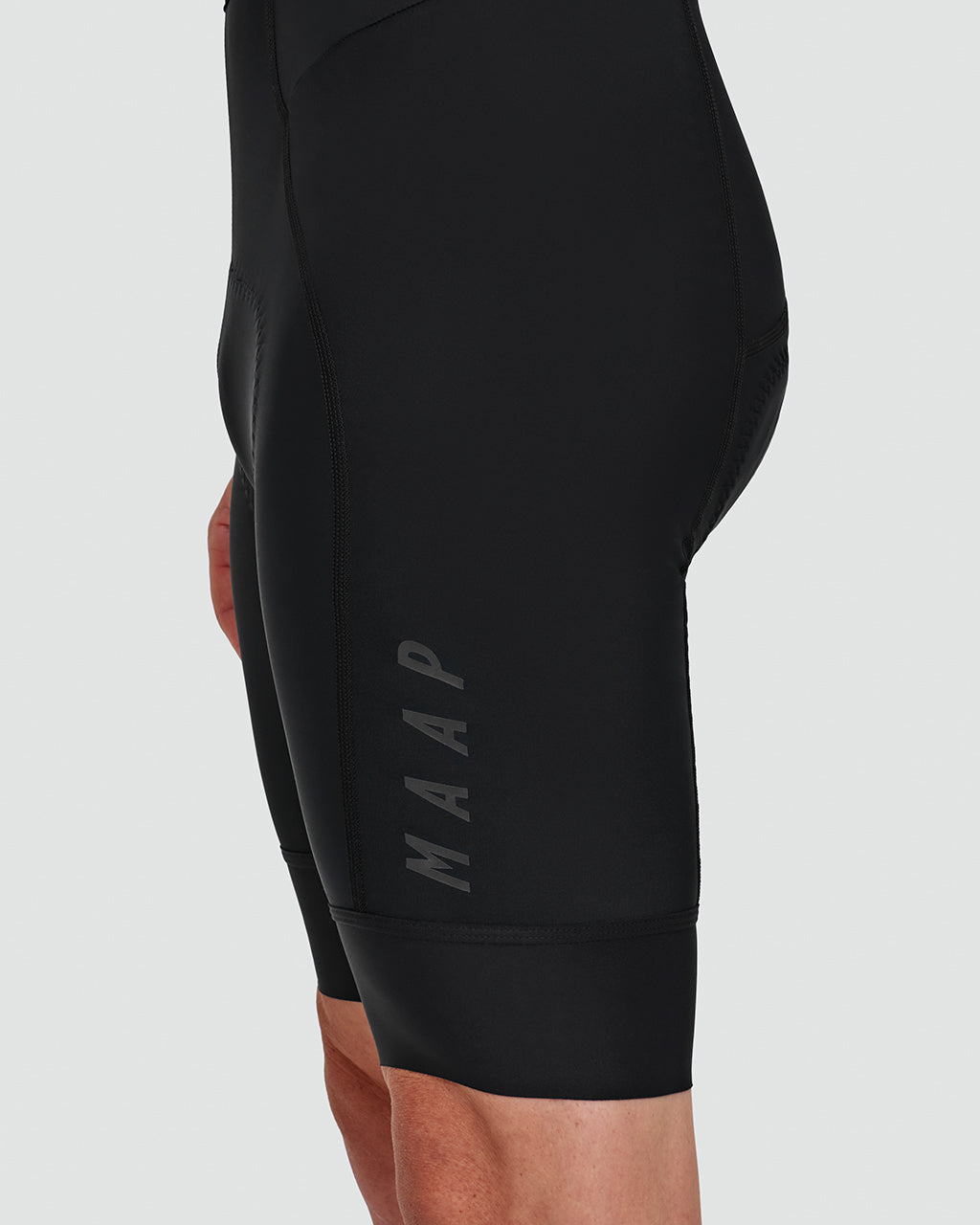 Salopette corta Maap Team Bib Evo da uomo nera/nera