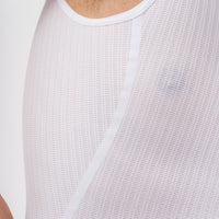 Universal Colours Mono Men's Sleeveless Base Layer Unterhemd White