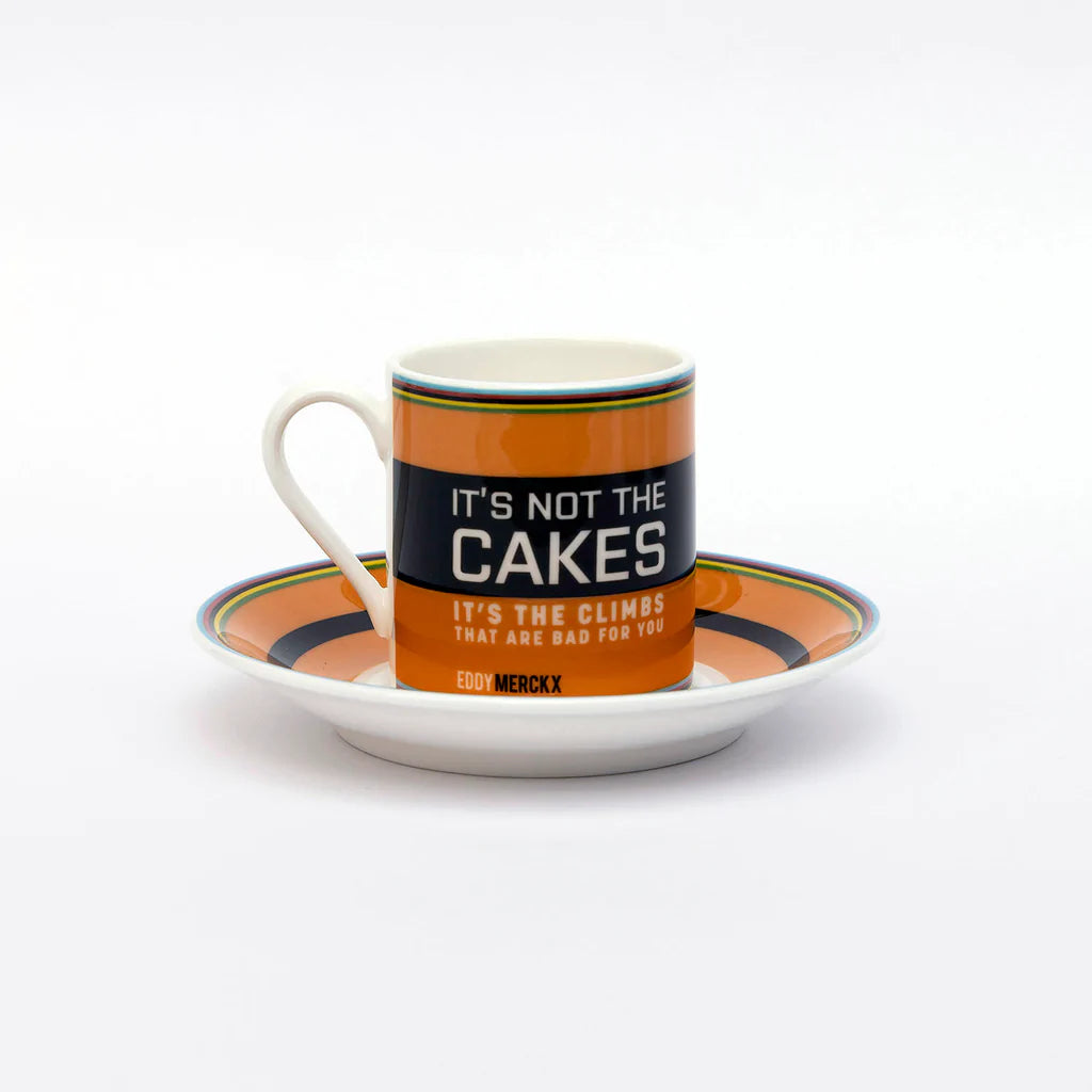 Handmade Cyclist Eddy Merckx Espressotasse & Untertasse