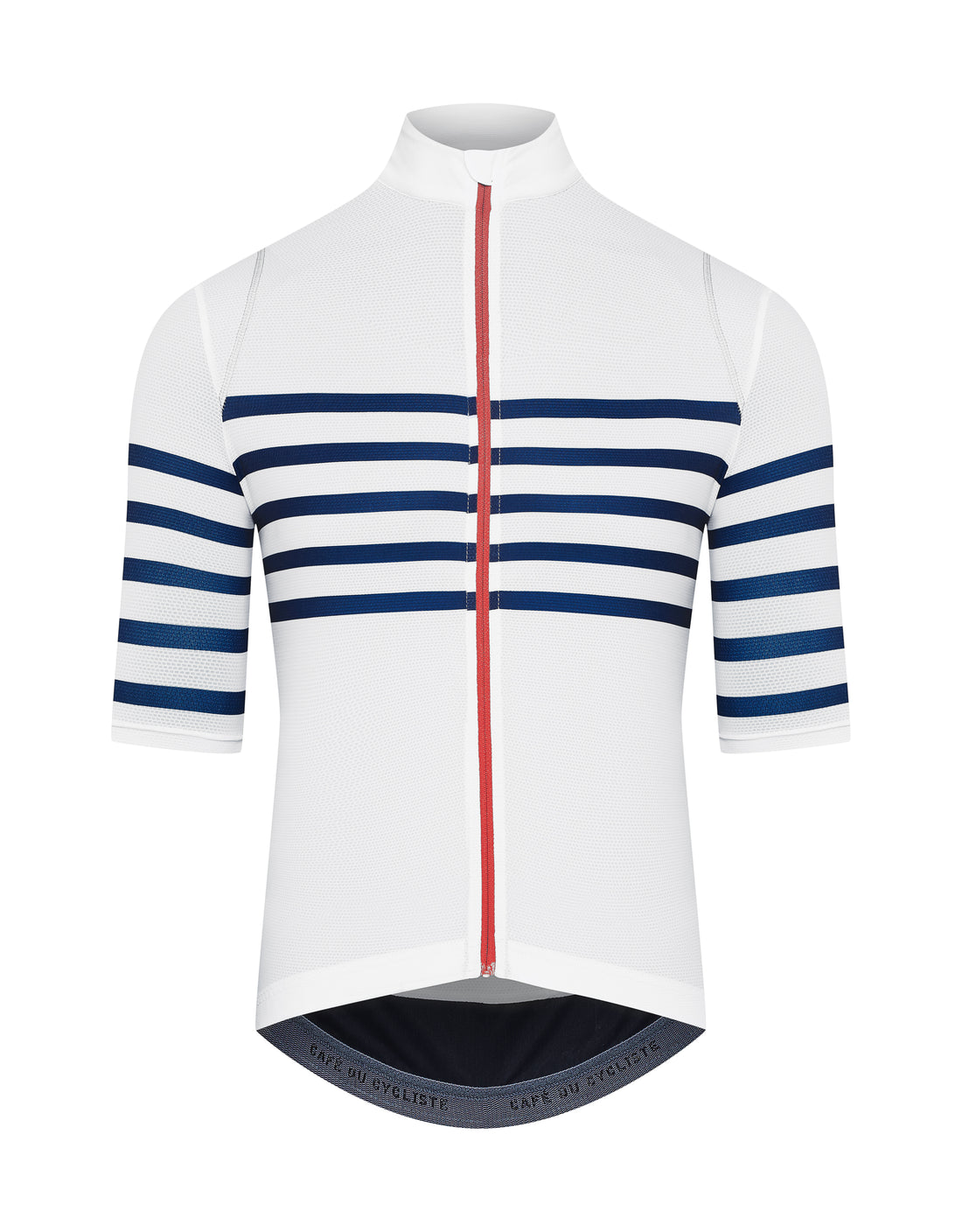 Café du Cycliste Mona Men's Superlight Audax Cycling Jersey Radtrikot White