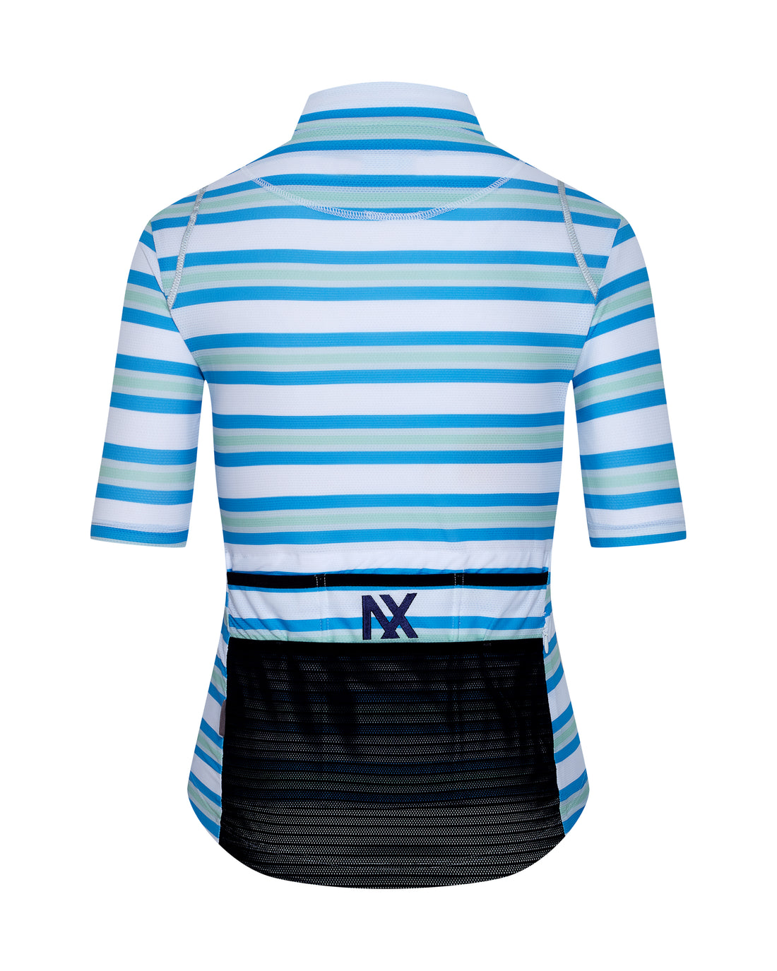 Café du Cycliste Mona Women's Superlight Cycling Jersey Radtrikot Blue Water Green