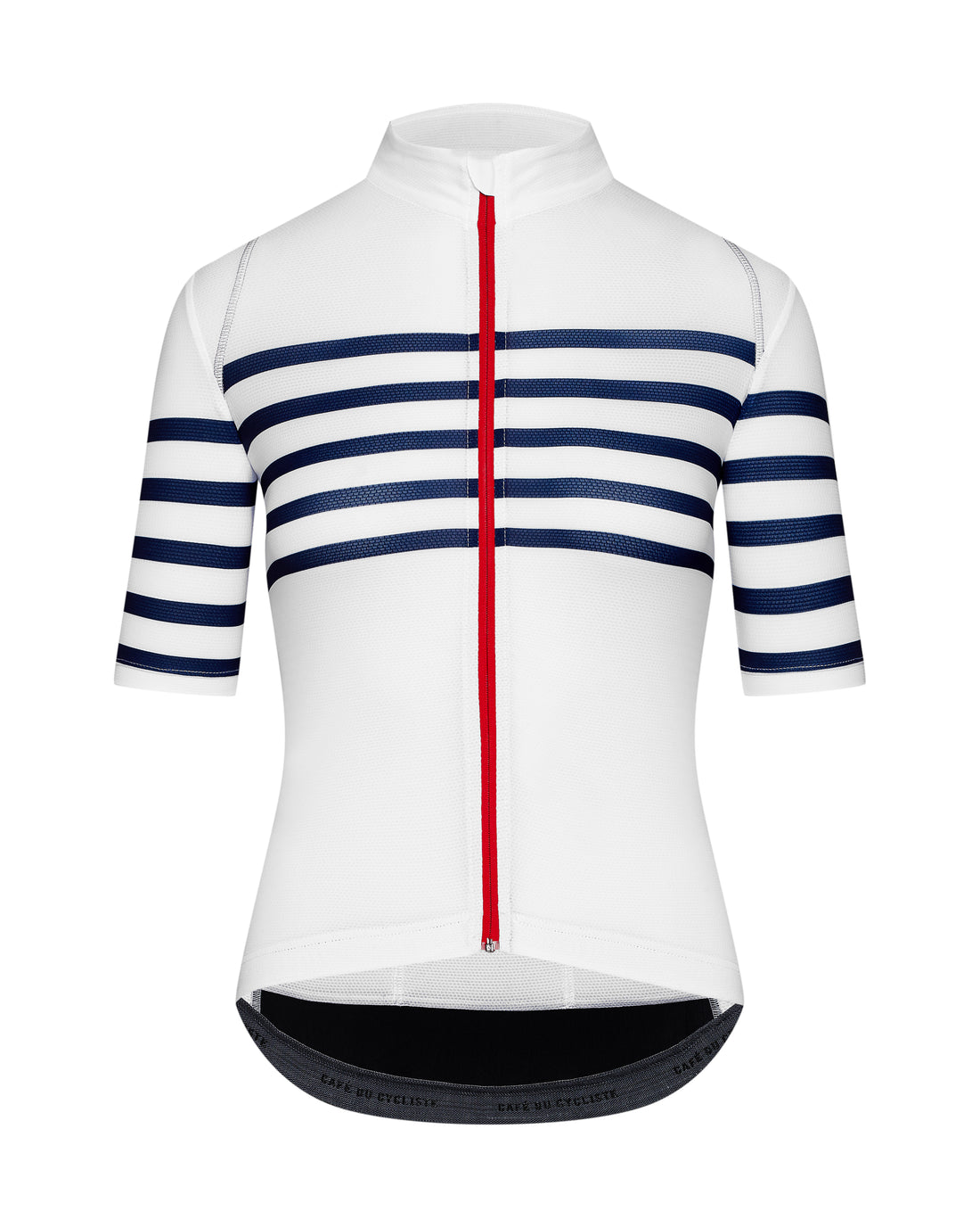 Café du Cycliste Mona Women's Superlight Audax Cycling Jersey Radtrikot White Classic