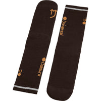Universal Colours Mono Merino Socks Radsocken Heavy Bark Brown