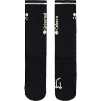 Universal Colours Mono Merino Socks Radsocken Black