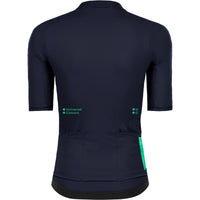 Universal Colours Mono Women’s Thermal Short Sleeve Jersey Radtrikot Smoked Navy Blue