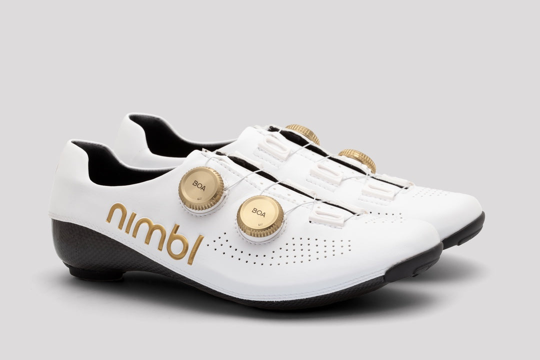Nimbl Ultimate Road Shoes Rennradschuhe White Gold