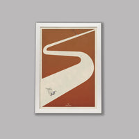 La vittoria del ciclista fatta a mano saluta: Pidcock Cycling Art Print