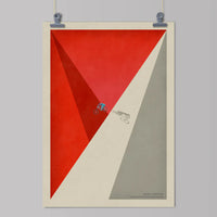 Ciclista fatto a mano Rachel Atherton Cycling Art Print